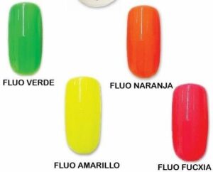 esmaltes semipermanentes tejar 15ml colores fluor oferta