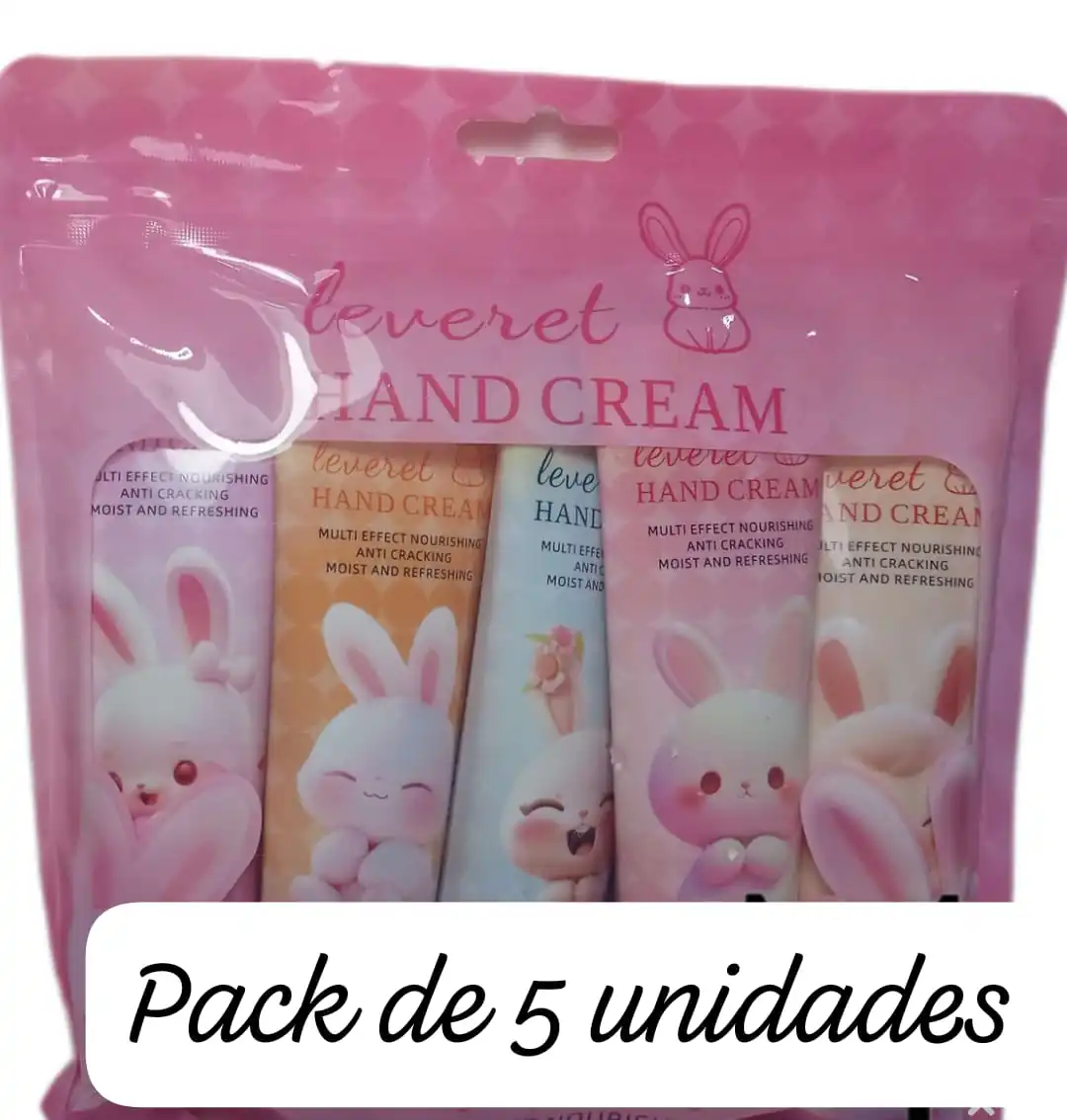 X SET Crema para manos por 5 unidades