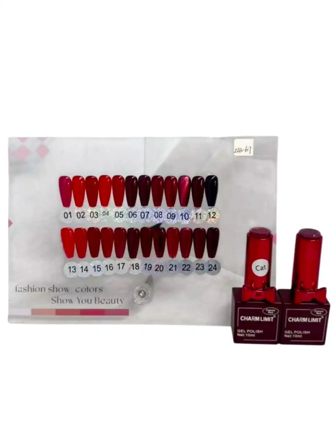 Coleccion Esmaltes Rojos Classic Red uv/led Charm Limit